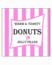 Carnival Food and Craft Hang Tags