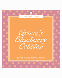 Polka Dot Food and Craft Hang Tags