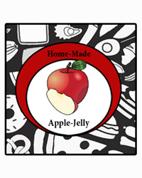 Stained Glass Food and Craft Hang Tags