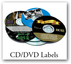 custom graduation CD labels and DVD Labels