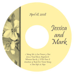 Realism CD-DVD Wedding Label
