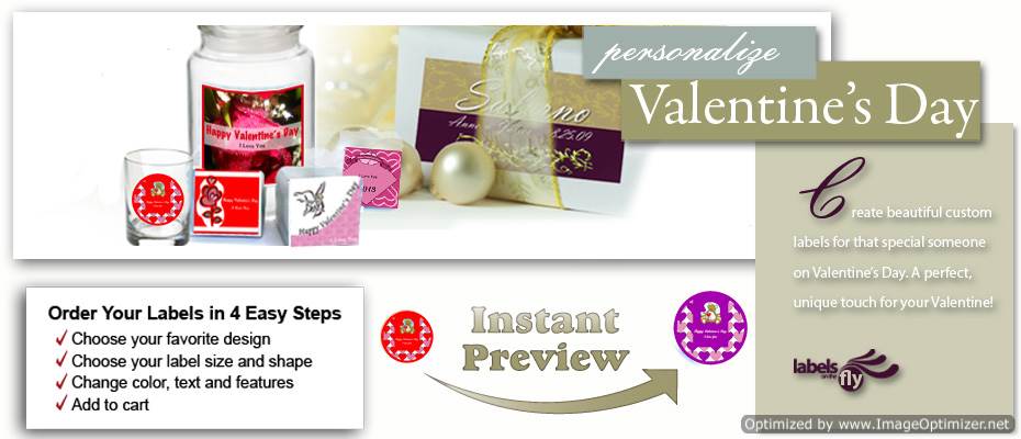 Custom Valentine labels, custom favor tag, wine bottle sticker, gift boxes, thank you cards, hang-tags