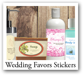 Custom wedding favors Labels