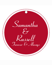 Classical Wedding Favor Tags