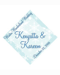 Winter Wonderland Wedding Favor Tags
