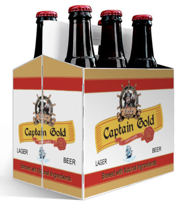 6 Pack Pirate Beer Carrier