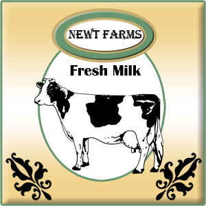 Cow Patch Food and Craft Label