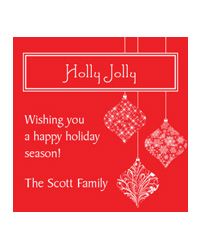 Deck The Halls Labels