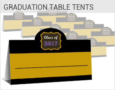graduation Place cards, wedding favors, custom table tents