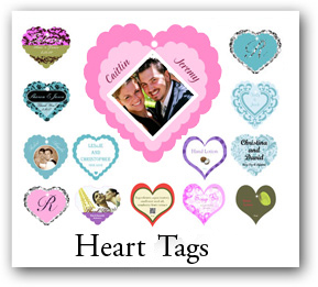 heart hang tags, custom heart hang tags, heart shapehang tags, heart tag labels