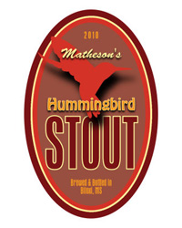 Humming Bird Beer Labels