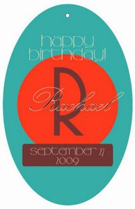 Token Birthday Hang Tags