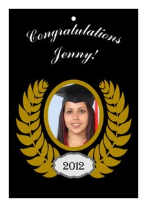 Crest Graduation Hang Tag