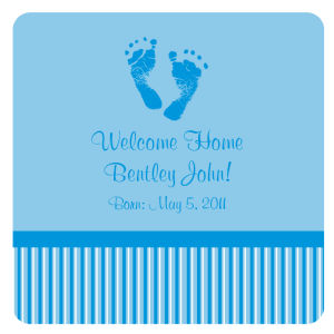 Footprints Baby Coasters