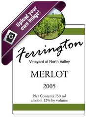 Stamp Wine Label
