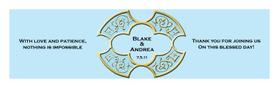Medici Water Bottle Labels
