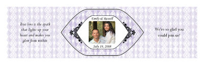 Venice Water Wedding Labels
