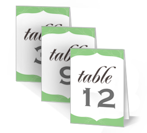  Wedding Table Numbers