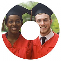 Photo CD DVD Graduation Labels