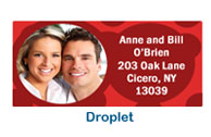 wedding personalized photo return address labels custom your picture