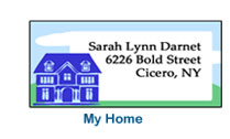 home address labels personalized custom printed house