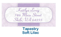 tapestry soft lilac address labels return wedding mailing labels