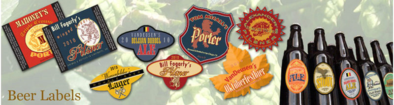 beer labels and stickers, custom beer labels