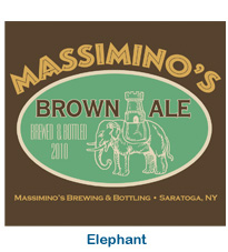 animal beer sticker