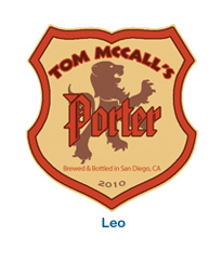 Shield beer sticker