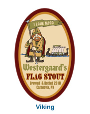 homemade beer stickers