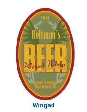 classic beer label