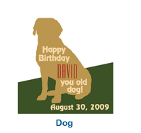 personalized dog pet stickers