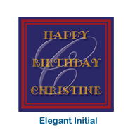 classy birthday custom stickers