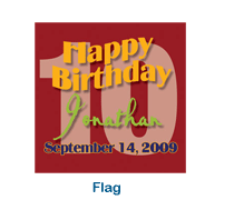 personalized custom birthday stickers