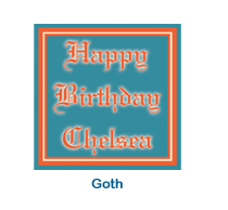 personalized elegant birthday stickers