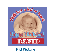fun cool personalized birthday labels