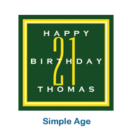 custom birthday party event stickers
