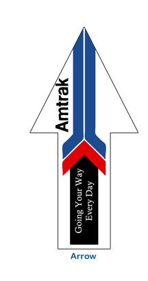 Personalized Arrow Direction Bookmark