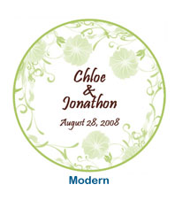 Custom Modern Wedding Coasters