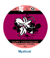 personalized mystical party coasters