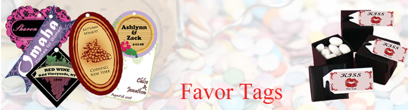 custom favor tags