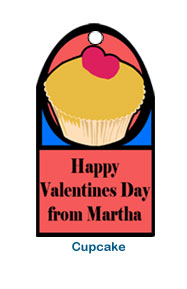 colorful fun custom baked goods tag