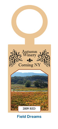 field wedding favor tagry personalized bottle tag