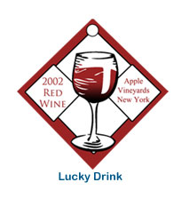 lucky drink colorful wedding favor tag favor tag