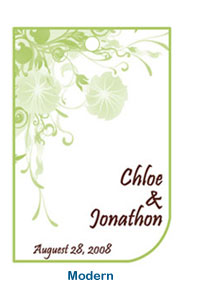 creative modern favor gift tags