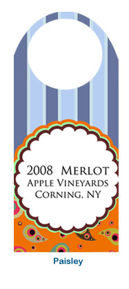 favor tag personalized colorful tag