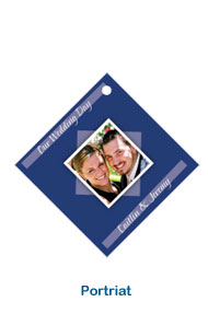 colorful cute wedding favor tag