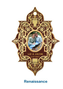beautiful renaissance picture wedding tag