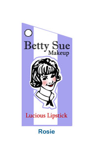 colorful fifties style makeup tag