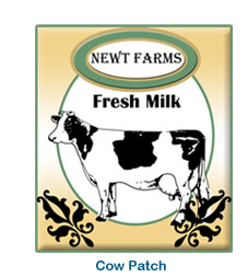 labels for food packaging and craft, milk farm product customized labels